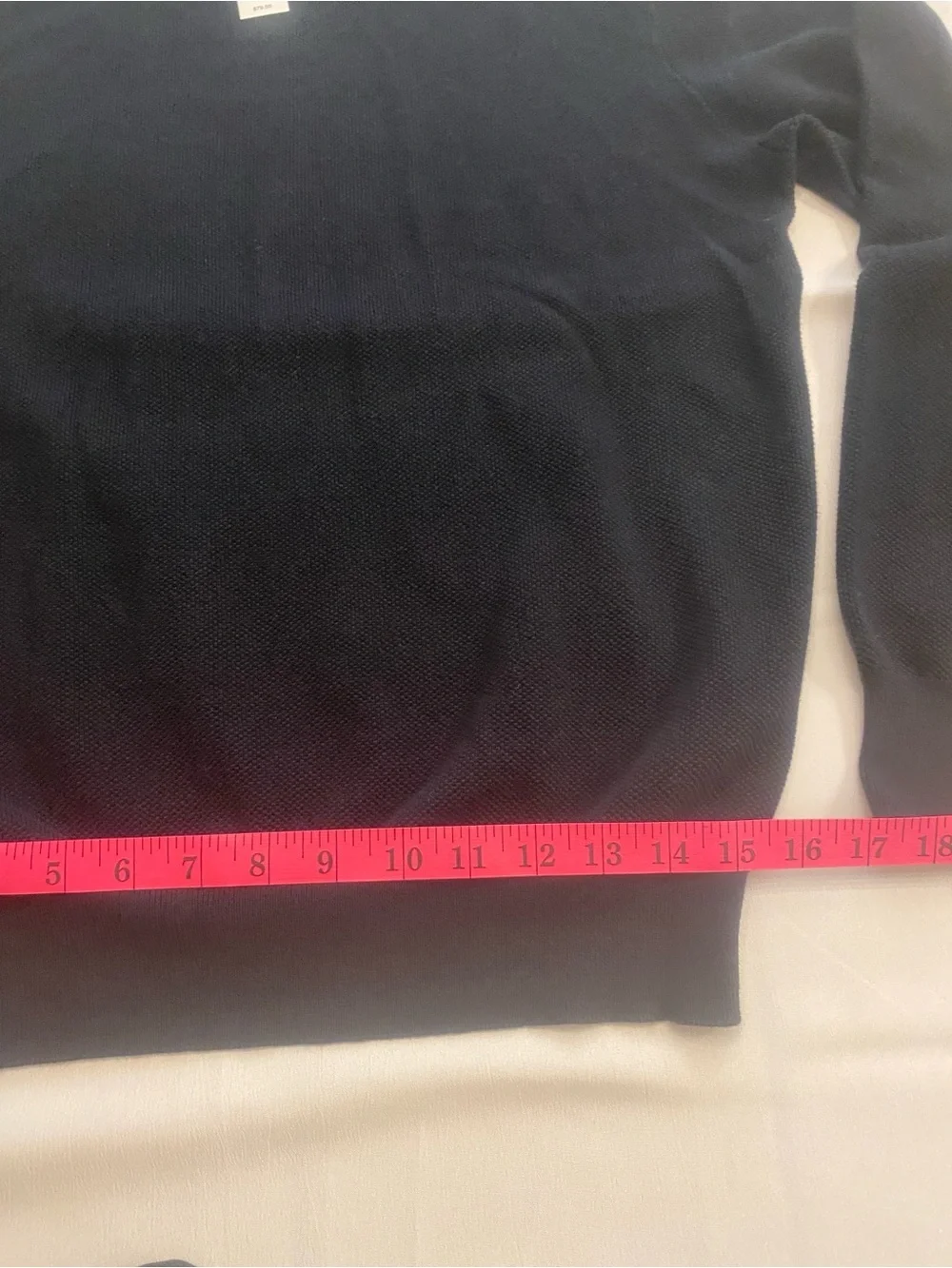 J. Crew Men's Black Crewneck Textured Cotton Knit Sweater New Size S/M